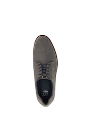 Dune London Grey Standard Fit Beko Wedge Gibson Shoes - Image 6 of 7