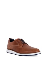 Dune London Brown Standard Fit Beko Wedge Gibson Shoes - Image 4 of 7