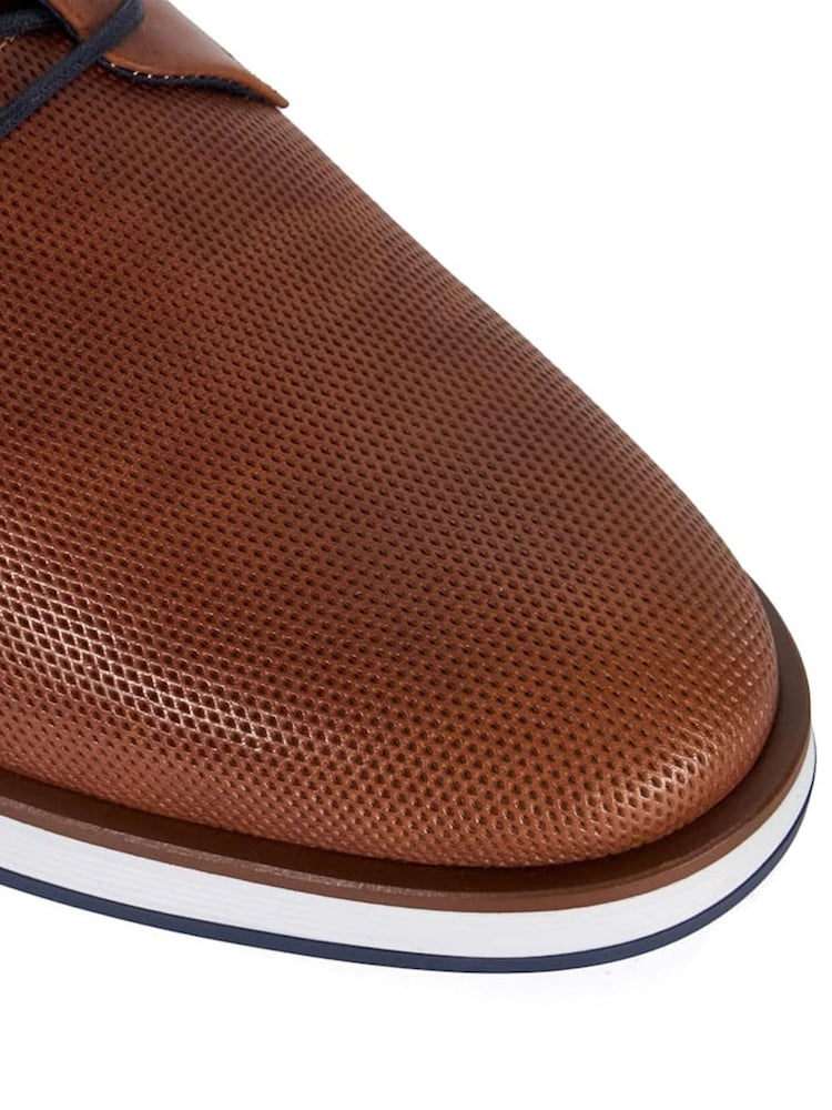 Dune London Brown Standard Fit Beko Wedge Gibson Shoes - Image 7 of 7