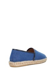 Blau - Dune London Bronko Piping Canvas Espadrilles - Bild 5 von 7