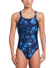 Nike Navy Hydrastrong Solid Fastback One Piece Swimsuit - Image 8 of 14