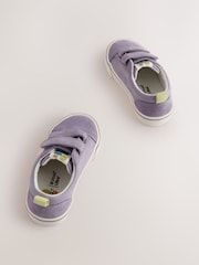 Purple Standard Fit (F) Touch Fastening Skate Trainers - Image 3 of 6