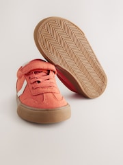 Red Standard Fit (F) Touch Fastening Elastic Lace Trainers - Image 8 of 8
