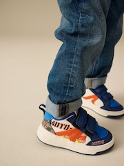 Blue Racing Standard Fit (F) Touch Fastening Two Strap Trainers - Image 2 of 12