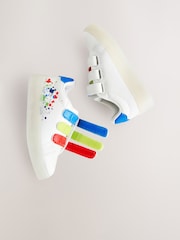 White Splat Light-Up Touch Fastening Trainers - Image 4 of 6