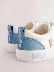 White Standard Fit (F) Bluey Two Strap Touch Fastening Trainers - Image 8 of 8