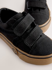 Black Standard Fit (F) Touch Fastening Skate Trainers - Image 8 of 8
