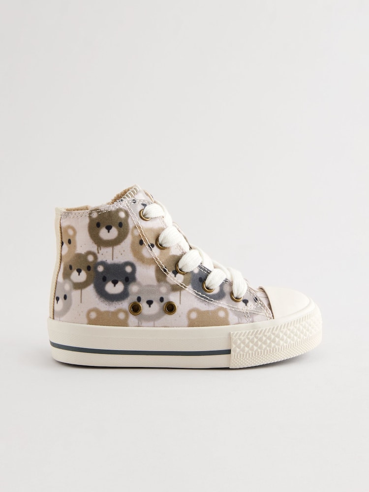 Neutral Bear High Top Trainers - Image 2 of 5