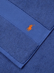 Ralph Lauren Iris Blue Polo Player Towel - Image 3 of 4