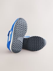 Blue Touch Fastening Elastic Lace Retro Trainers - Image 5 of 5