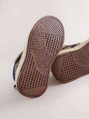 Khaki Green Touch Fastening Elastic Lace Hightop Boots - Image 5 of 7