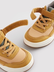 Honey Elastic Lace Touch Fastening High Top Trainers - Image 8 of 8