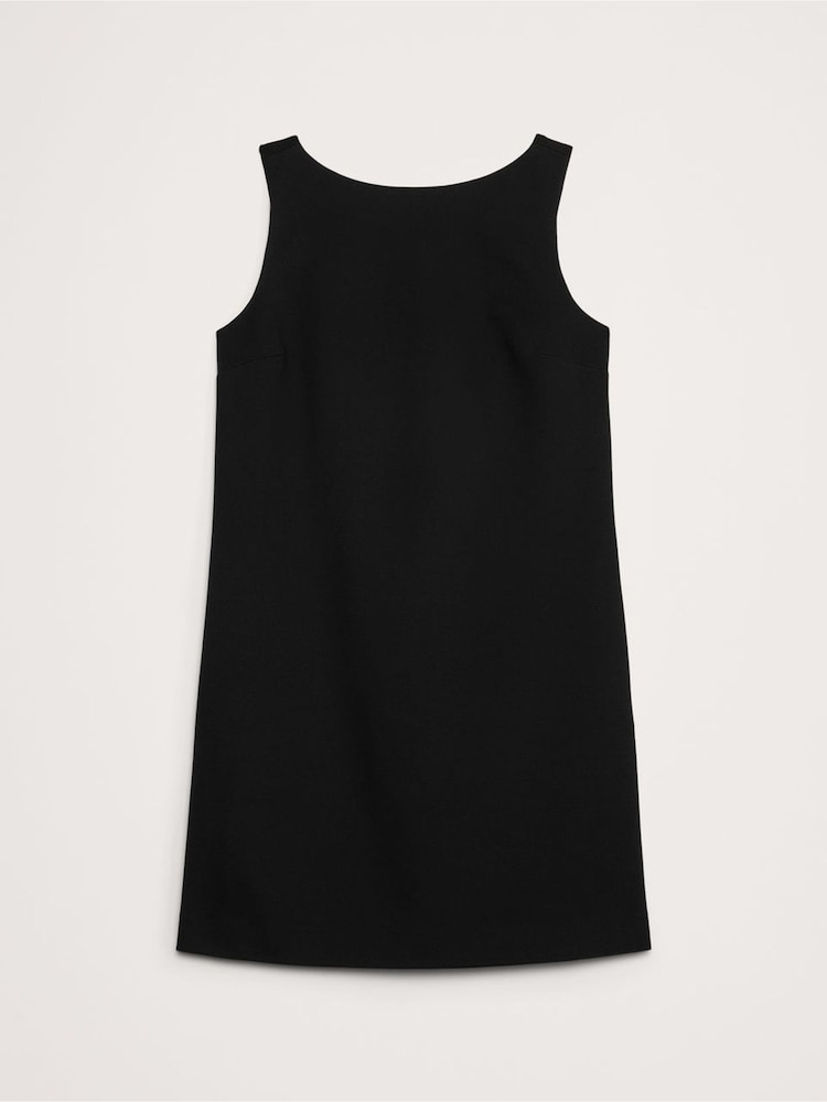Banana Republic Black Everywhere Pont Cut-Out Shift Dress - Image 4 of 4
