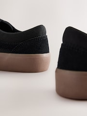 Black Standard Fit (F) Touch Fastening Elastic Lace Trainers - Image 5 of 5