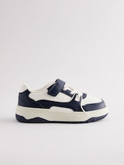 Navy Elastic Lace Trainers - Image 2 of 5