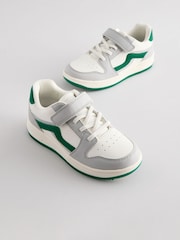 Neutral Elastic Lace Trainers - Image 1 of 5