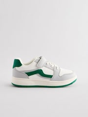 Neutral Elastic Lace Trainers - Image 2 of 5