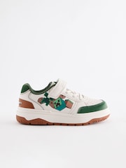 Neutral Minecraft Touch Close Elastic Lace Trainers - Image 2 of 6