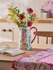 Lucy Tiffney Pink Floral Animal Jug Vase - Image 1 of 6