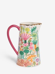 Lucy Tiffney Pink Floral Animal Jug Vase - Image 5 of 6
