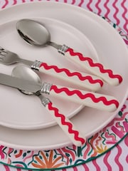 Lucy Tiffney 16 Piece Pink Cutlery Set - Image 2 of 3
