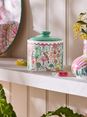Lucy Tiffney x Next Green Small Small Storage Jar - Image 1 of 3