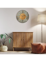 Thomas Kent Clocks Gold 21 Inch Florentine Wall Clock - Image 1 of 3