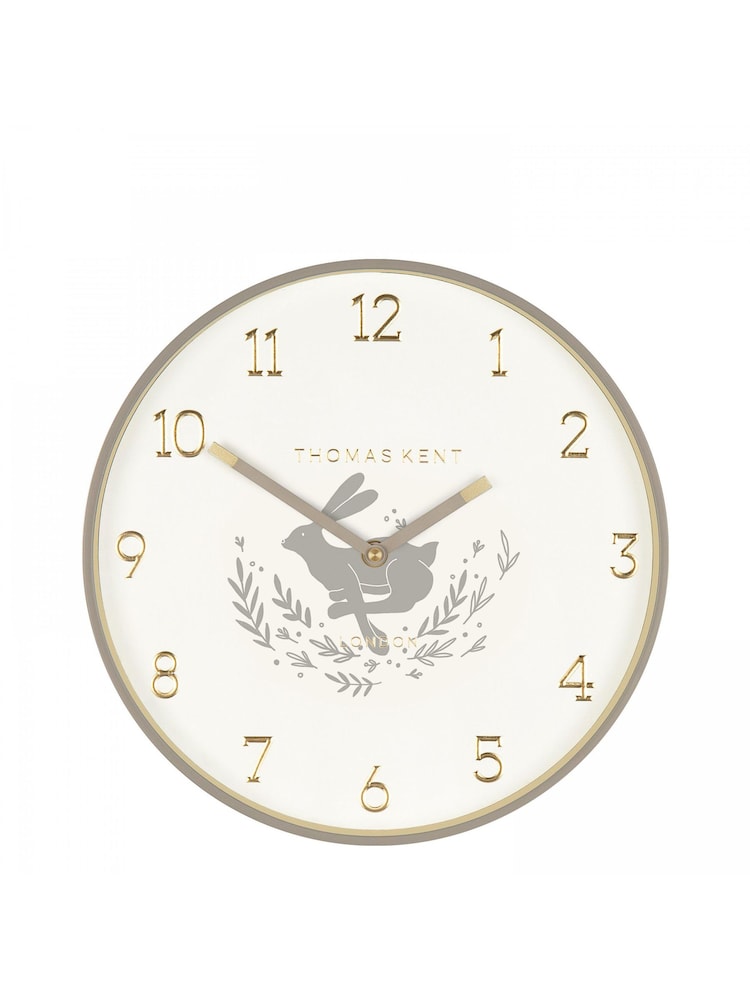 Thomas Kent Clocks Dove Grey 12 Inch Rare Hare Wall Clock - Image 2 of 3