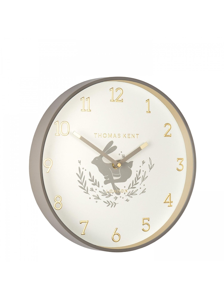 Thomas Kent Clocks Dove Grey 12 Inch Rare Hare Wall Clock - Image 3 of 3