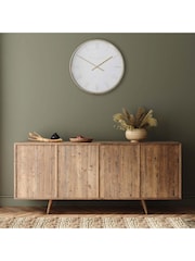 Thomas Kent Clocks Natural 21 Inch Nordic Wall Clock - Image 1 of 3