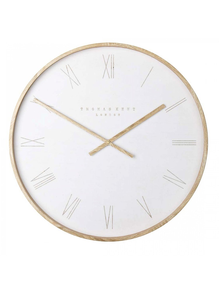 Thomas Kent Clocks Natural 21 Inch Nordic Wall Clock - Image 2 of 3