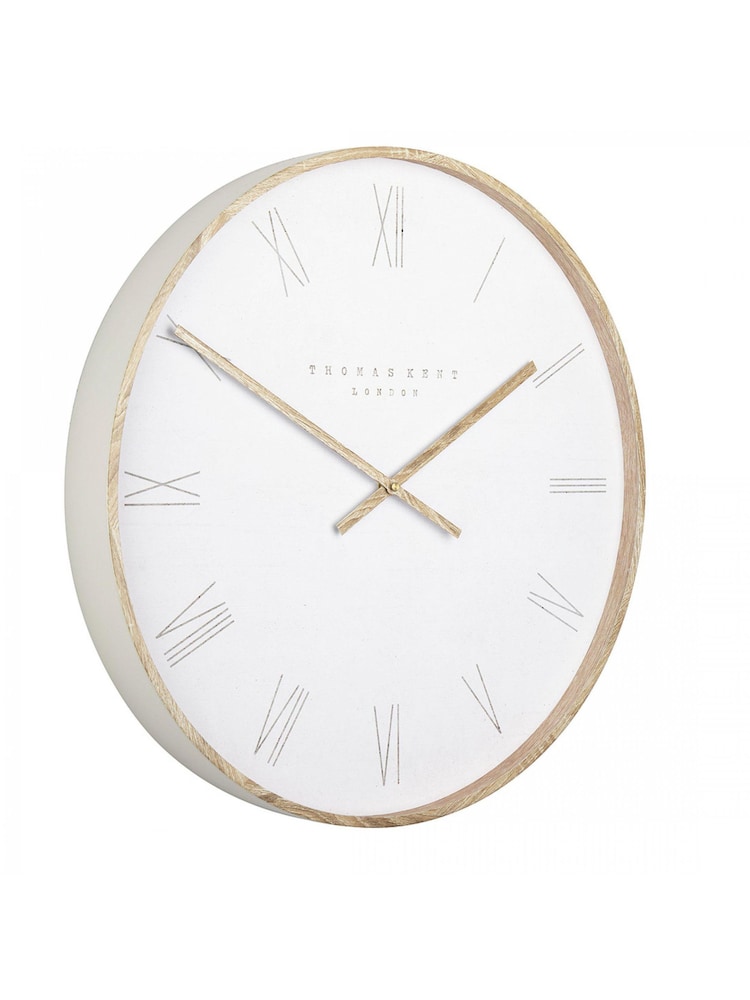 Thomas Kent Clocks Natural 21 Inch Nordic Wall Clock - Image 3 of 3