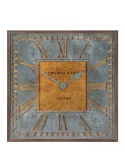 Thomas Kent Clocks Gold 24 Inch Square Florentine Grand Wall Clock - Image 2 of 3