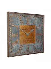 Thomas Kent Clocks Gold 24 Inch Square Florentine Grand Wall Clock - Image 3 of 3