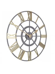Thomas Kent Clocks Brass 24 Inch Evening Star Grand Wall Clock - Image 3 of 3
