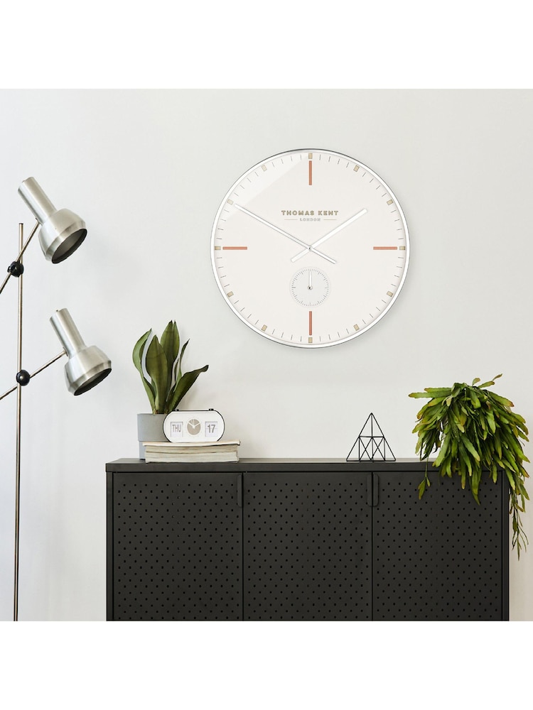 Thomas Kent Clocks Natural 21'' Architect Wall Clock - Image 1 of 3