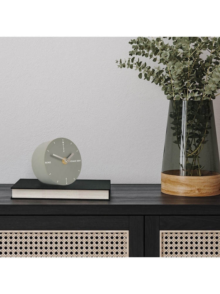 Thomas Kent Clocks Grey 4 Inch Portobello Mantel Clock - Image 1 of 3