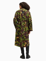 AllSaints Green Daneya Camo Parka - Image 4 of 7