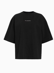AllSaints Black Disc Amelie T-Shirt - Image 8 of 8