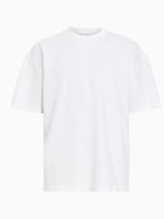 AllSaints White 100% Cotton Aspen Short Sleeve Crew Neck T-Shirt - Image 6 of 6
