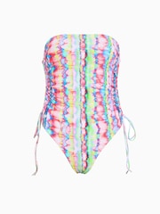 AllSaints Red Elisa Swimsuit - Image 9 of 9
