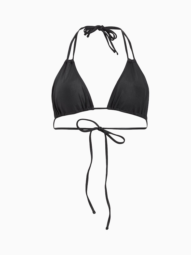 AllSaints Black Erica Bikini Top - Image 6 of 6