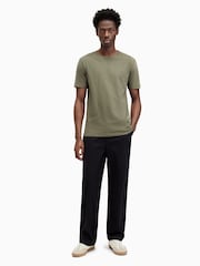 AllSaints Green Brace Shortsleeve Crew Neck T-Shirt - Image 3 of 5