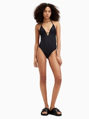 AllSaints Black Erica Swimsuit - Image 5 of 8