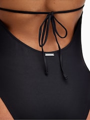 AllSaints Black Erica Swimsuit - Image 6 of 8