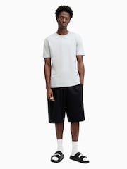 AllSaints Grey Brace Shortsleeve Crew Neck T-Shirt - Image 4 of 6
