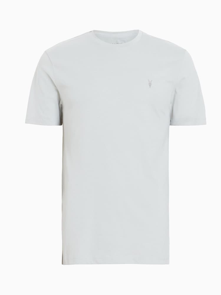 AllSaints Grey Brace Shortsleeve Crew Neck T-Shirt - Image 6 of 6