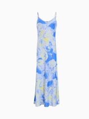 AllSaints Blue Bryony Spiral Dress - Image 5 of 5