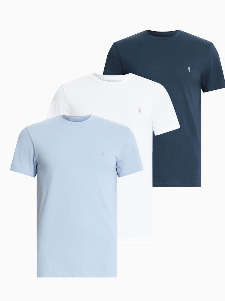 Blanco - Pack de 3 camisetas de manga corta y cuello redondo Tonic de AllSaints - Imagen 1 de 8