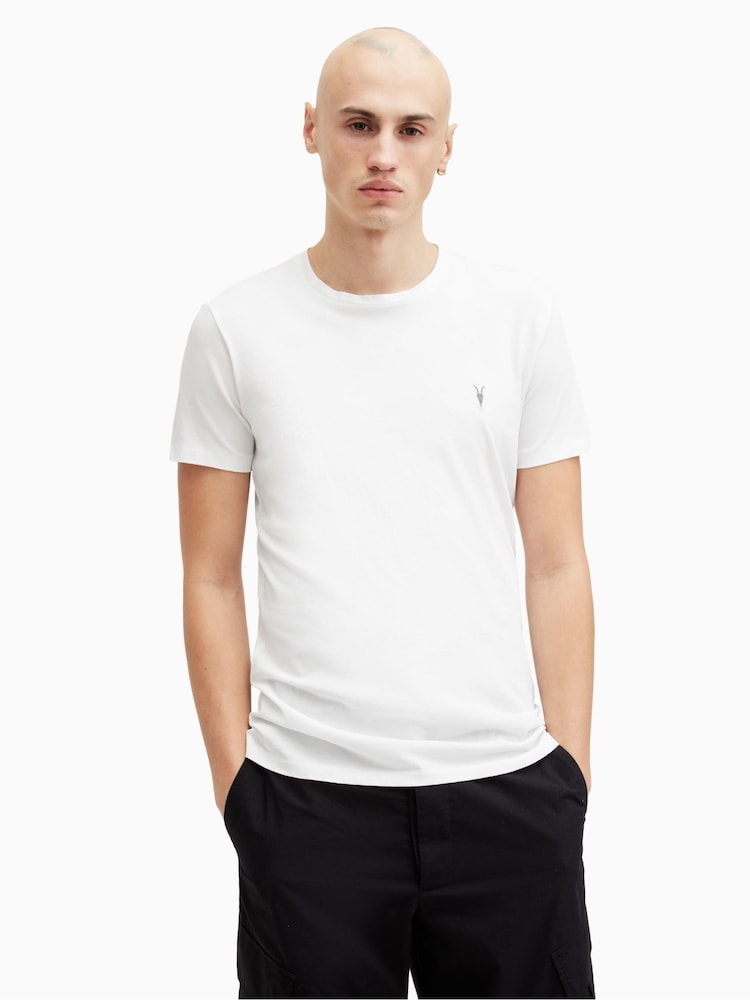 Blanco - Pack de 3 camisetas de manga corta y cuello redondo Tonic de AllSaints - Imagen 2 de 8